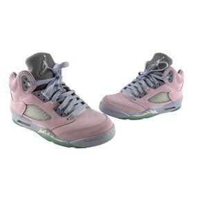 Air Jordan 5 Retro SE Pink/Purple High Top Sneaker US 5Y Youth Big Kid